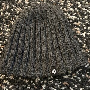 Heat holders Gray Ribbed Knit Beanie